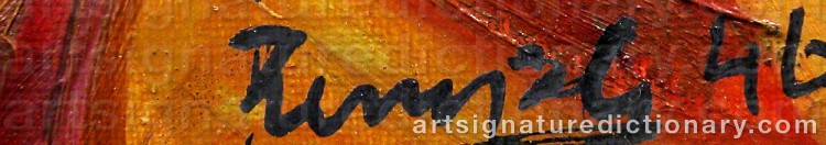 Signature by Roland KEMPE