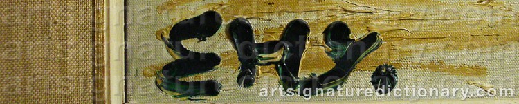 Signature by Erik Harry JOHANNESSEN