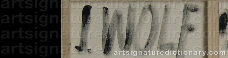 Signature by Jan WOLF