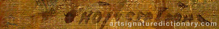 Signature by Hugo ÖFVERSTRÖM