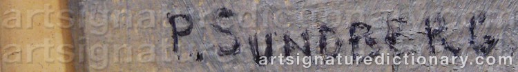 Signature by Per SUNDBERG