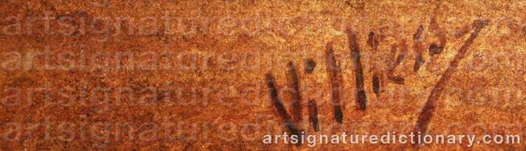 Authentic signature by Emile VILLIERS DE L´ISLE ADAM on  artwork