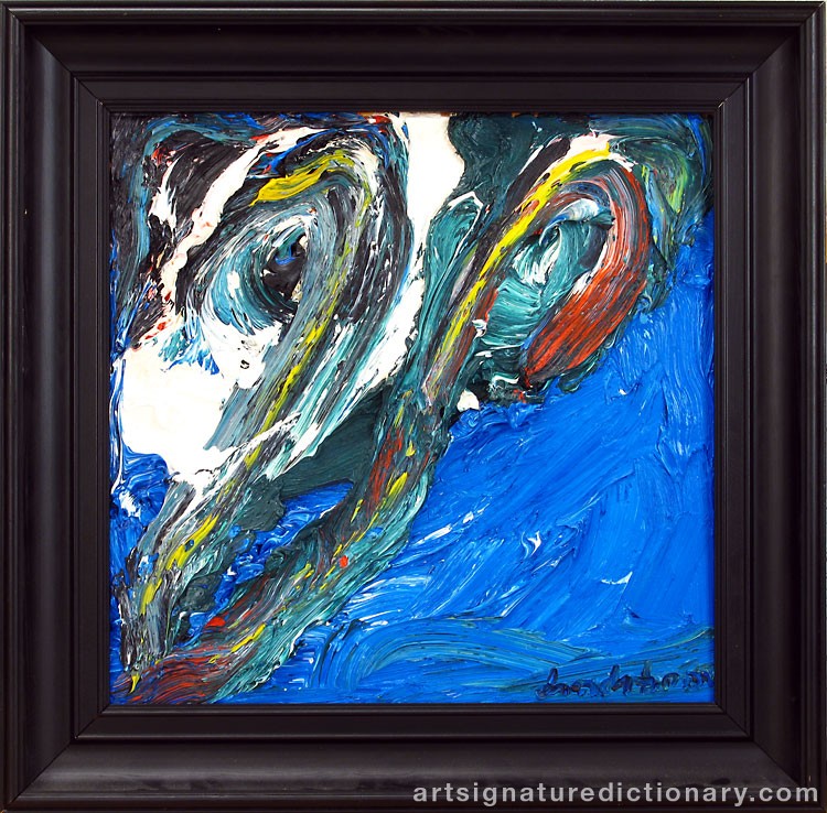 Close-up details showing Bengt LINDSTRÖM signature forgery characteristics