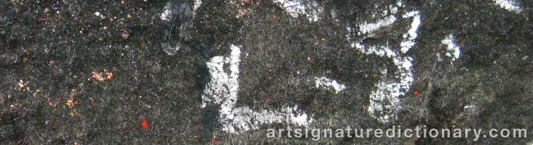 Authentic signature by Lee JAFFE on artwork