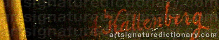Signature by Anders KALLENBERG
