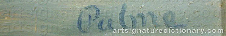 Signature by Einar PALME
