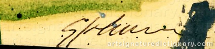 Signature by Gunnar JOHNSSON