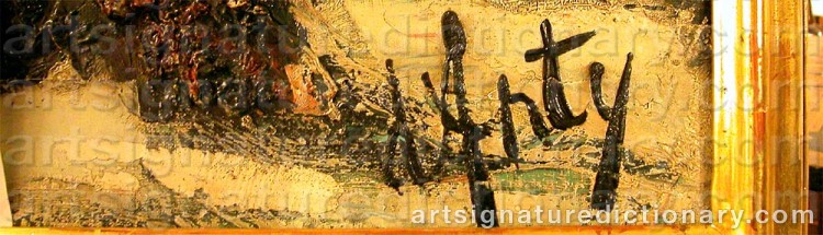 Signature by Henri D'ANTY