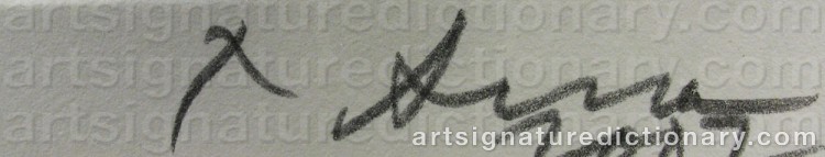 Signature by Richard SERRA