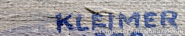 Signature by Axel KLEIMER