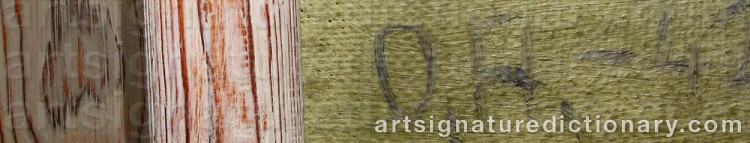 Signature by Olof ARÉN
