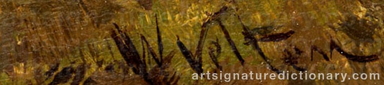 Signature by Wilhelm VELTEN