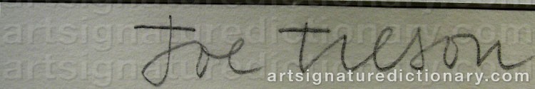 Signature by Joe TILSON