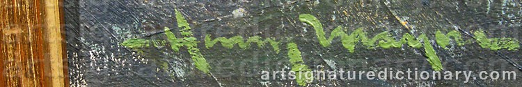Signature by Henry MAYNE
