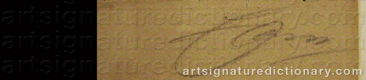 Signature by Anders ZORN
