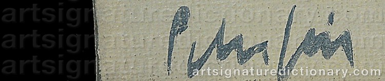 Signature by Peter FRIE