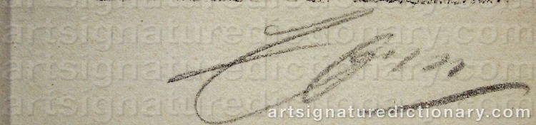 Signature by Anders ZORN