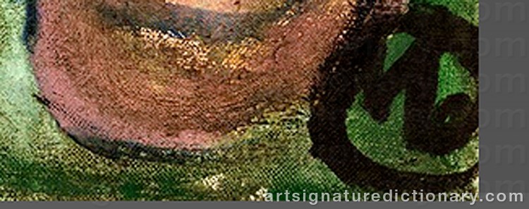 Signature by Markus LÜPERTZ