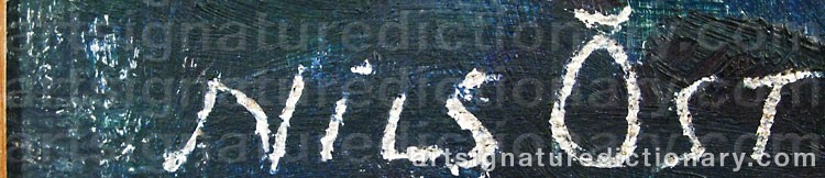Signature by Nils ÖST