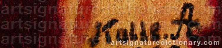 Signature by Karl ‘Xylografen’ ANDERSSON