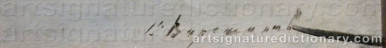 Authentic signature by Sergei Semenovich VOROSHILOV on artwork