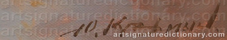 Signature by Yuri KUZMIN