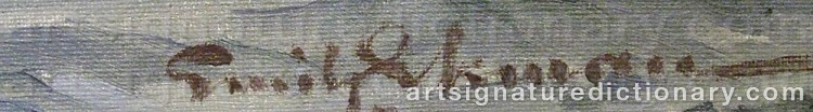 Signature by Emil EKMAN