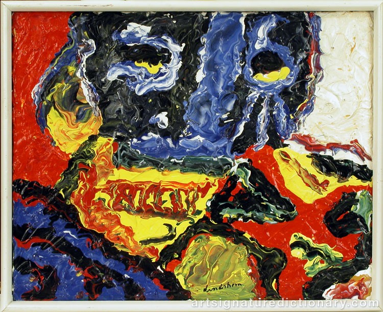 Close-up details showing Bengt LINDSTRÖM signature forgery characteristics