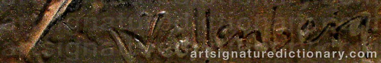 Signature by Axel WALLENBERG
