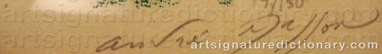Signature by André MASSON