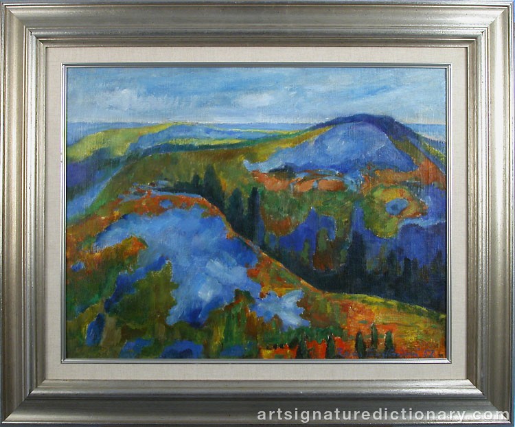 Close-up details showing Reidar SÄRESTÖNIEMI signature forgery characteristics