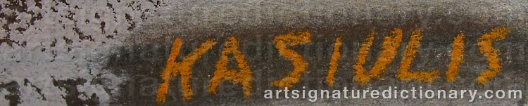 Signature by Vytautas KASIULIS
