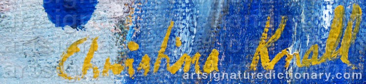 Signature by Christina KNALL