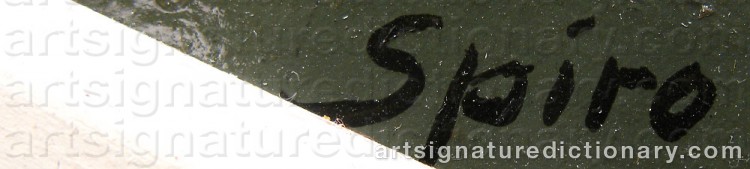 Signature by Georges SPIRO