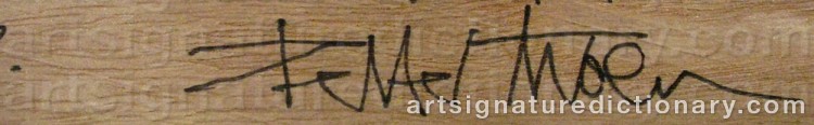 Signature by Petter THOEN