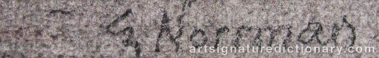 Signature by Gunnar NORRMAN