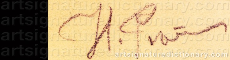 Signature by Ilya Efimovich REPIN