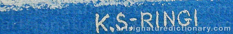 Signature by Kjell RINGI