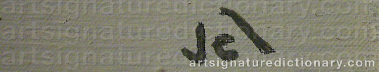 Signature by Jan Albert CARLSSON
