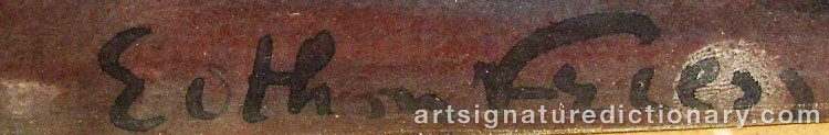 Authentic signature by Emile Othon FRIESZ on artwork