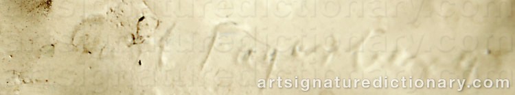Signature by Carl FAGERBERG