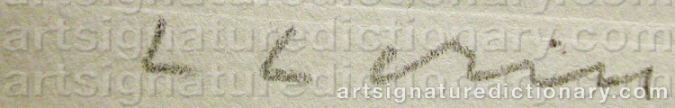 Signature by Lars LERIN