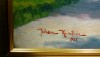 Close-up details showing Johan KROUTHÉN signature forgery characteristics
