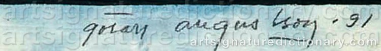 Signature by Göran AUGUSTSON