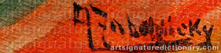 Authentic signature by Alois ZABEHLICKY on Painting/Watercolour artwork