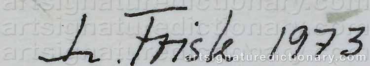 Signature by Lennart FRISK
