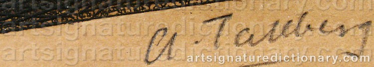 Signature by Axel TALLBERG