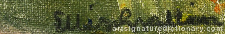 Signature by Ellis WALLIN