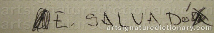 Signature by Ernest SALVADO