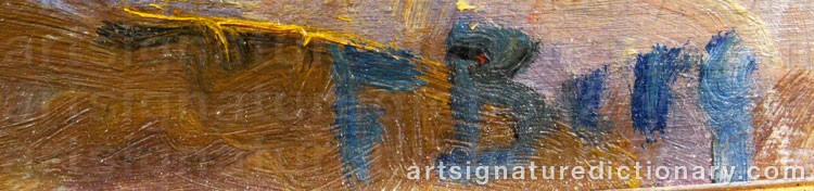 Signature by Frans BERG